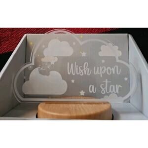 MOON & STARS Wish upon a star Night Light, Battery Operated, Sleep, Baby, Home
